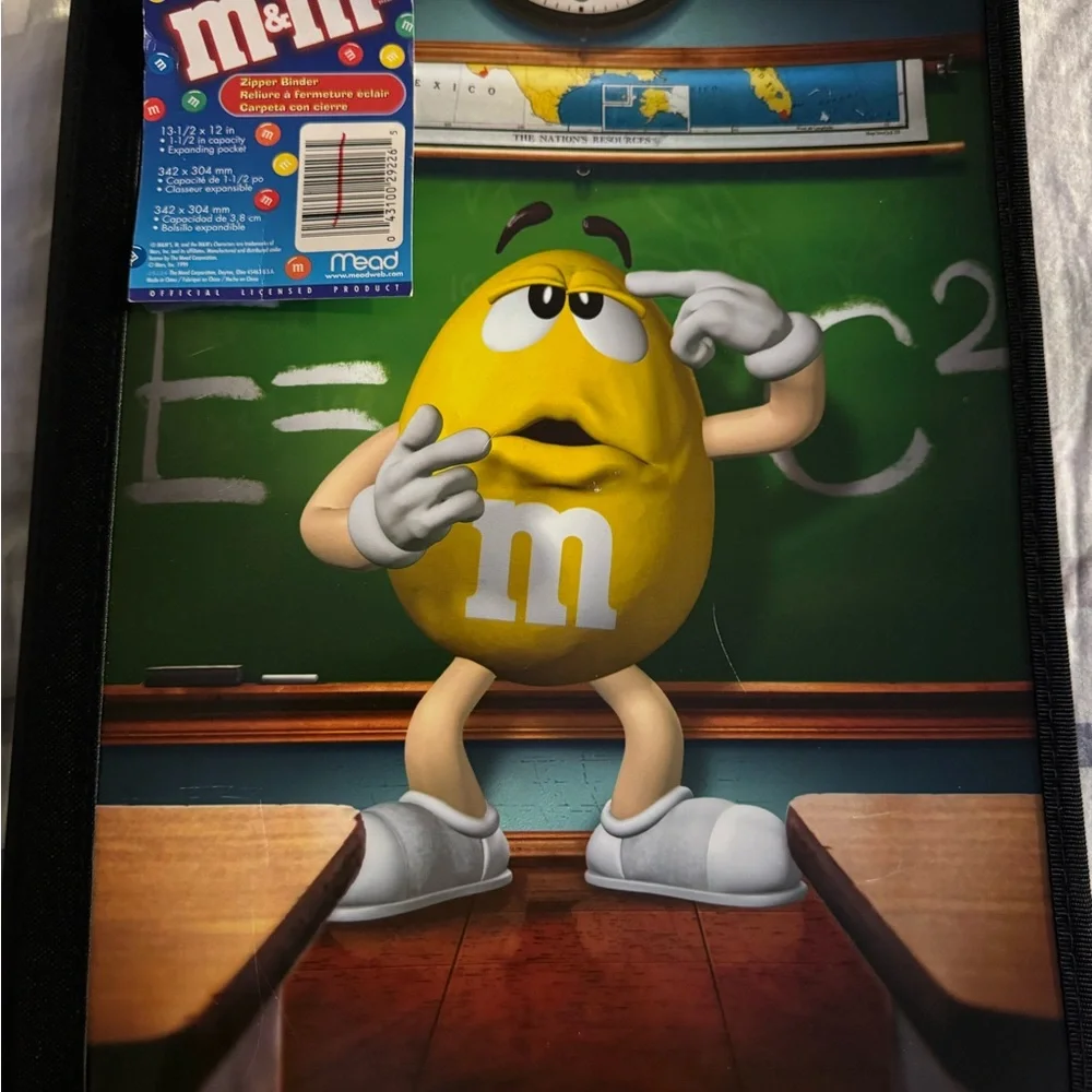 Yellow M&M Character Notebook